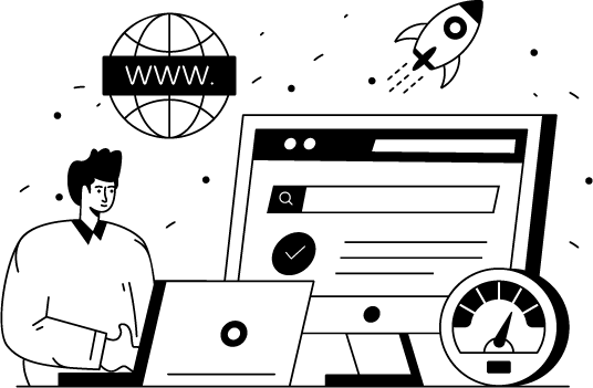 Industry-specific websites for healthcare, fintech, retail, government, and education.